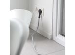Chacon Textile Extension 5M 3X1.5M2 Textile Cable & Black Flat Plug Black/White