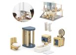 Set Di Mobili Da Bagno Per Casa Delle Bambole Viga Polarb