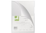 Tasche A L Q-Connect, Tipo L, Pp, A4, Buccia D'arancia, 80 Micron, 100 Pezzi, Trasparente