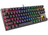 Tastiera Meccanica Da Gioco Genesis Thor 303/Tkl/Rgb/Outemu Rosso/Cablato Usb/Disposizione Sk-Sk/Nero