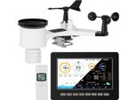 Stazione Meteorologica Solare Wireless 7 In 1 Lcd Wifi 100M