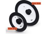 Stoneline® Set Di Coperchi Universali In Vetro 16/18/20 E 24/26/28 | Nero