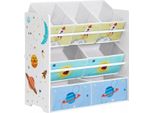 In And Outdoorabbinamento Timothy - Per Bambini - Libreria Di Legno - Armadio Per Giocattoli - Libreria - Camera Dei Bambini E Stanza Dei Giochi
