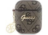 Guess Airpods - Custodia Airpods 2 4G Charm - Bruin