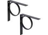 Alberts 869656 Mensola Tom, Una Coppia, Mensole Disponibili In Vari Colori Di Tendenza, Mensole In Coppia O Singolarmente, Dimensioni 205 X 205 X 30 Mm