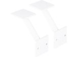 Alberts 837853 Mensola Nick, Una Coppia, Mensole Disponibili In Vari Colori Di Tendenza, Mensole In Coppia O Singolarmente, Dimensioni 50 X 100 X 100 Mm