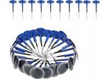 Rosfix Set Di Tasselli Per Riparazione Pneumatici Da 6 Mm Con Toppe – Incollaggio A Freddo, 10 Pezzi | Per Pneumatici Con E Senza Camera D'aria