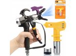 Rosfix Pistola A Spruzzo Per Unità Di Verniciatura Turbojet TJ1 + Ugello Per Verniciatura Ultra Spray Modello 513