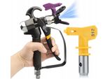 Rosfix Pistola A Spruzzo Per Unità Di Verniciatura Turbojet TJ1 + Ugello Per Verniciatura Ultra Spray Modello 517