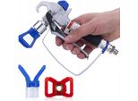 Rosfix Pistola A Spruzzo Per Vernice Ultraspray Con Coperchio PM-RUS01 (Nero E Argento)