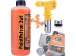 Rosfix Liquido Di Manutenzione E Pulizia Per Spruzzatore Di Vernice Paintpatron 3In1 1L + Ugello Di Spruzzatura Ultra Modello 517