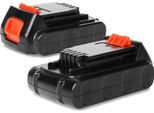 2X Cellonic Batteria BL2018, BL1518, LB20,LBX20,LBXR20 Compatibile Con Black & Decker STC1820CM, STC1840EPC,STC1820PC, BDCDD186K,GKC1820L20 Ricambio Da 2Ah, 18V, Per Utensile Attrezzo Power Tool