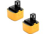 2X Cellonic Batteria EY9101,9001,EY9006,EY9106,EY9200,EY9200B Compatibile Con Panasonic EY6407,EY409, EY3502, EY3550, EY6100, EY6205 Ricambio Da 3Ah, 12V, Per Utensile Attrezzo Power Tool