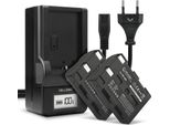 Cellonic, Batteria Per Fotocamera Compatibile Con Konica Minolta NP-400, Dimage Dynax 5D, 7D, A2 (7.4V, 1600Mah) 2 Pezzi + Caricabatterie