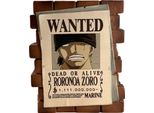 Skarbonka Pvc Zoro Wanted - Oficjalna Licencja, 15 Cm, Wysoka Jakość