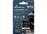 Mediarange Sd Microsd Card 512GB UHS-1 Cl.10 Inkl. Adapter (MR947)