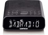 Lenco CR-606BK - Radiosveglia Con Dab+/Fm, Bluetooth® E Ampio Display Lcd Oscurabile - Nero