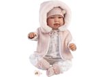 Rappa Llorens 84486 New Born - Bambola Realistica Con Suoni E Corpo In Tessuto - 44 Cm