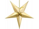 Stella Di Carta, 70 Cm, Oro, 1 Pz.
