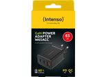 Intenso 7806510 Intenso Power Adapter 1X Usb-A/2X USB-C 65W Gan Black