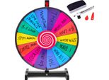 Costway 18" Ruota Della Fortuna Giocattolo A Colori Per Giochi Di Lotteria Giochi Di Parole φ48Cm"
