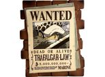 Bank Monet One Piece - Law Wanted, Pvc, 15 Cm - Oficjalny Produkt
