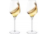 Bicchieri Da Vino Wilmax - Set Di 2 - 600 Ml - Bicchieri Per Vino Bianco E Vino Rosso - Lavabili In Lavastoviglie - Bicchieri Moderni Per Vino Bianco - Bicchieri Di Cristallo -