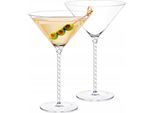 Wilmax | Set Di 2 Bicchieri Da Martini Fatti A Mano | 200 Ml | Bicchieri Julia | Bicchieri Da Martini | Bicchieri Da Martini | Bicchieri Da Grappa | Set Di Bicchieri Per Bere | Perfetto Per Casa, Ristoranti E Feste |
