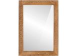 Vidaxl Specchio Da Bagno Con Specchio Marrone Chiaro 70 X 50 X 2,5 Cm
