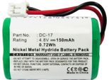 Subtel, Batteria Per Collare Per Animali Compatibile Con Kinetic MH120AAAL4GC (150Mah, 4.8V) Batteria Di Ricambio Nimh 4.8V