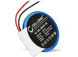 Cellonic, Batteria Per Smartwatch E Braccialetto Fitness Compatibile Con Garmin Approach S2, Forerunner 110, Approach S3 (200Mah, 3.7V) Batteria Di Ricambio 361-00047-00 361-00064-00