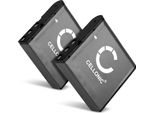 Cellonic, Batteria Per Fotocamera, Compatibile Con Casio Exilim EX-FC160, NP-40, EX-FC150, EX-Z100 (3.7V, 950Mah) 2 Pezzi