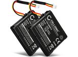 Cellonic, Batteria Per Cuffie Compatibile Con Logitech G930, F540 (700Mah, 3.7V) 2X Batteria Di Ricambio Logitech 533-000074