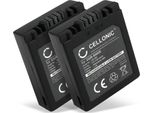 Cellonic, Batteria Per Fotocamera Compatibile Con Panasonic Lumix DMC-FZ5, DMC-FZ20, DMC-FZ2 (7.4V, 700Mah) 2 Pezzi