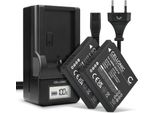 Cellonic, Batteria Per Fotocamera, Compatibile Con Panasonic Lumix DMC-FS15, DMC-FS6, DMC-FS62 (3.7V, 700Mah) 2 Pezzi + Caricabatterie