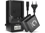 Cellonic, Batteria Per Fotocamera, Compatibile Con Casio Exilim EX-FC160, NP-40, EX-FC150, EX-Z100 (3.7V, 950Mah) 2 Pezzi + Caricabatterie