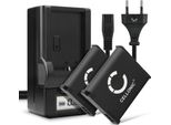 Cellonic, Batteria Per Fotocamera, Compatibile Con Panasonic Lumix DMC-TZ41, DMC-ZS100, DMC-TZ37 (3.7V, 1050Mah) 2 Pezzi + Caricabatterie