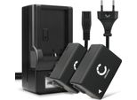 Cellonic, Batteria Per Fotocamera Compatibile Con Panasonic Lumix DC-FZ82, DMW-BMB9E, DMC-FZ72 (7.4V, 800Mah) 2 Pezzi + Caricabatterie