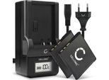 Cellonic, Batteria Per Fotocamera, Compatibile Con Sony Cyber-Shot DSC-W530, DSC-W730, BC-TRN (3.7V, 580Mah) 2 Pezzi + Caricabatterie