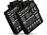Cellonic, Batteria Per Cuffie Compatibile Con Sennheiser Mm 400, Mm 450 X, Mm 400 X (270Mah, 3.7V) 2X Batteria Di Ricambio 0121147748, Ba 370 Px, BA-370PX, BA370