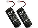 2X Cellonic Batteria LIS1441 Compatibile Con Sony PS3 / PS4 Move Motion Controller, Playstation Move Ricambio Da 1350Mah Per Controller Console Giochi Palmare
