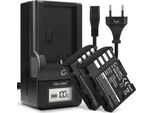 Cellonic, Batteria Per Fotocamera, Compatibile Con Panasonic DMW-BLF19, Lumix DMC-GH3, DMC-GH4A (7.4V, 1600Mah) 2 Pezzi + Caricabatterie