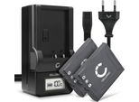 Cellonic, Batteria Per Fotocamera, Compatibile Con Sony NP-BG1, Cyber-Shot DSC-H3, DSC-W210 (3.7V, 900Mah) 2 Pezzi + Caricabatterie