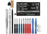 Cellonic, Batteria Per Tablet Compatibile Con Samsung Galaxy SM-T335 Tab 4 8.0, SM-T330 4 (3.8V, 4450Mah) + Set Di Attrezzi