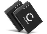 Cellonic, Batteria Per Fotocamera, Compatibile Con Sony Cyber-Shot DSC-T200, DSC-G3, NP-BD1 (3.7V, 600Mah) 2 Pezzi