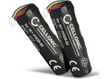 Cellonic, Batteria Per Collare Per Animali Compatibile Con Garmin Alpha 100, T5 Gps, TT15 (2600Mah, 3.7V) 2X Batteria Di Ricambio 361-00029-02 010-10806-30 010-11828-03