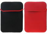 Subtel Custodia Compatibile Con 17,4" Notebook Neopren Custodia Borsa Guscio Flip Cover Case Nero/Rosso"