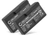 Subtel, Batteria Per Cuffie Compatibile Con Sennheiser Is 200, Is 450, Hdi 92 (60Mah, 2.4V) 2X Batteria Di Ricambio BA90, Ba 90, E 180
