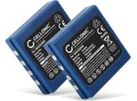 Cellonic, Batteria Per Compatibile Con Hbc Radiomatic BA222060, Micron 5, Orbit (6V, 700Mah) 2 Pezzi