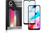 Vetro Temperato 9H Cellonic Compatibile Con Xiaomi Redmi 8 (3D Full Cover 9H, Screen Protector Glass Pellicola Protettiva Per Telefono Smartphone
